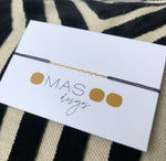 Black String Bracelet - MAS Designs