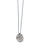 One of a Kind Focus Charm Necklace Silver
