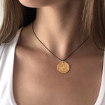 Circles of Life Charm Necklace 18k Solid Gold - MAS Designs