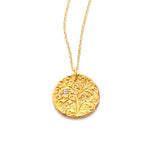 Tree of Life Charm Necklace Gold - MAS Designs