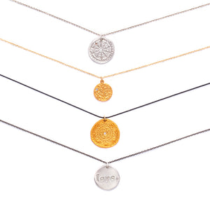 Love Charm Necklace Silver - MAS Designs
