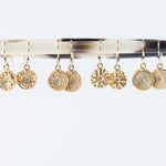 Circles of Life Hanging Earrings Silver - MAS Designs