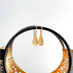 Paisley Hanging Earrings Gold