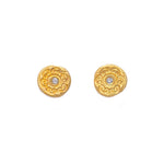 Circles of Life Diamond Stud Earrings Gold - MAS Designs