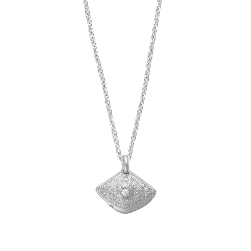 Evil Eye Protection Charm Necklace Silver - MAS Designs