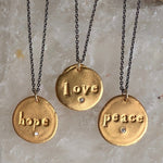 Love Charm Necklace Silver - MAS Designs