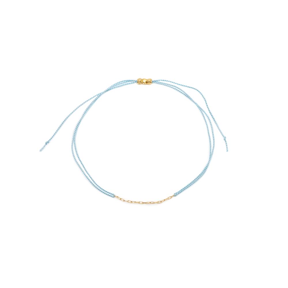Light Blue String Bracelet - MAS Designs