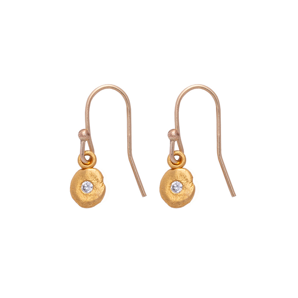 Little Lights Hanging Earrings Gold - MAS Designs