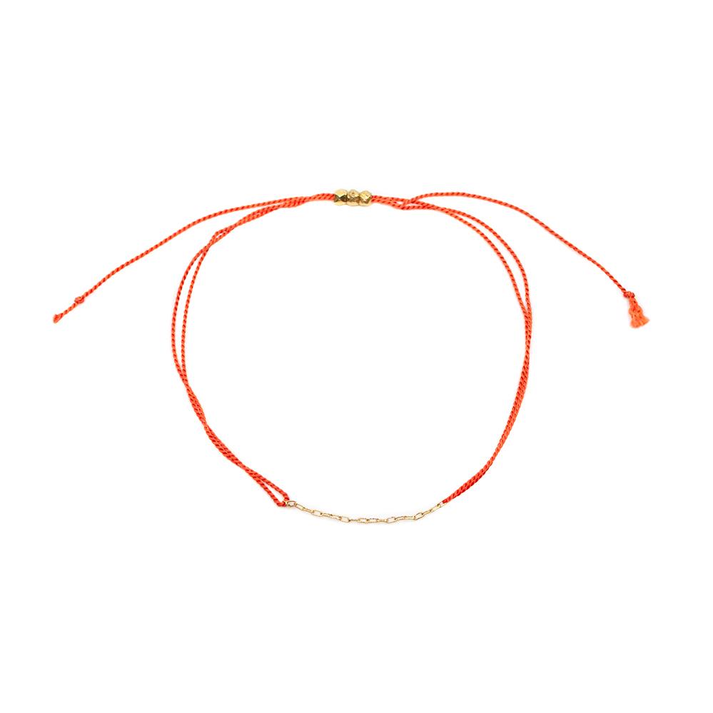 Orange String Bracelet - MAS Designs