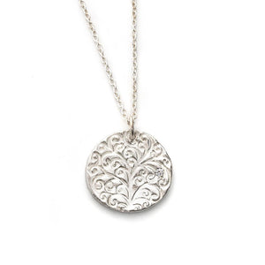 Tree of Life Charm Necklace Silver - MAS Designs