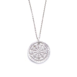 Wheel of Life Charm Necklace Silver - MAS Designs