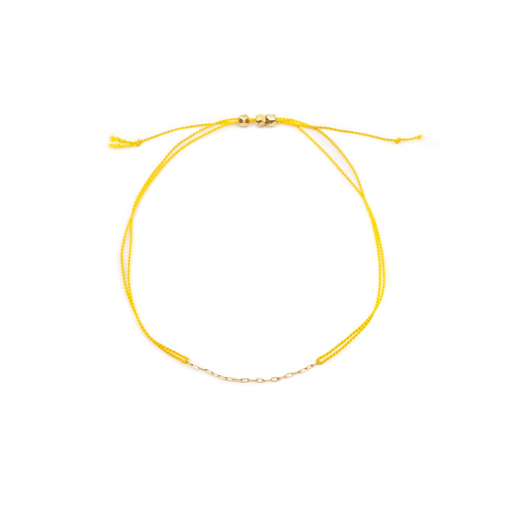Yellow String Bracelet - MAS Designs