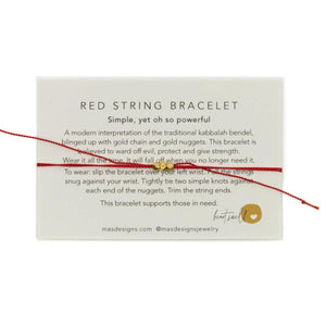 Red String Bracelet - MAS Designs