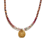 One of a Kind Earthy Bead Necklace 20114