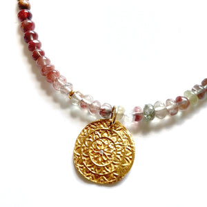 One of a Kind Earthy Bead Necklace 20114