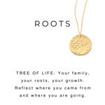 Tree of Life Charm Necklace Gold - MAS Designs