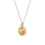 Cross Charm Necklace Gold