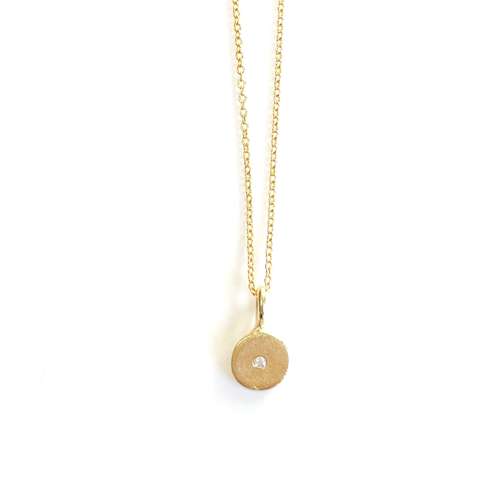 Precious Charm Necklace 14k Solid Gold