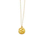 Shamrock Charm Necklace Gold