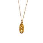 Xo-hugs-and-kisses-tablet-necklace-gold-MAS-Designs-Jewelry