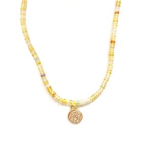One-of-a-Kind-Yellow-Sapphires-14k-Gold-Circles-of-Life-Charm-MAS-Designs-Jewelry