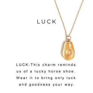 Luck Charm Necklace Silver